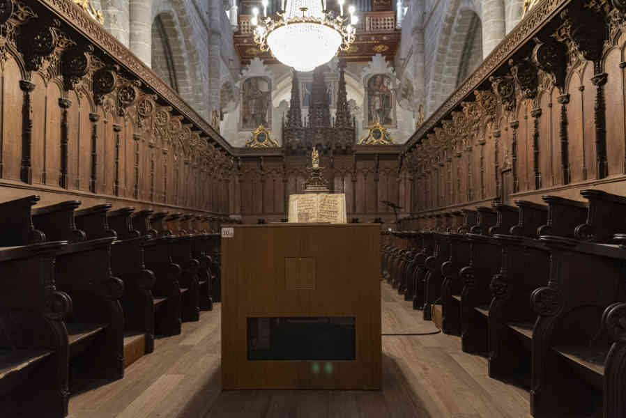 Zaragoza - Tarazona 20 - catedral de Santa María de la Huerta - coro.jpg